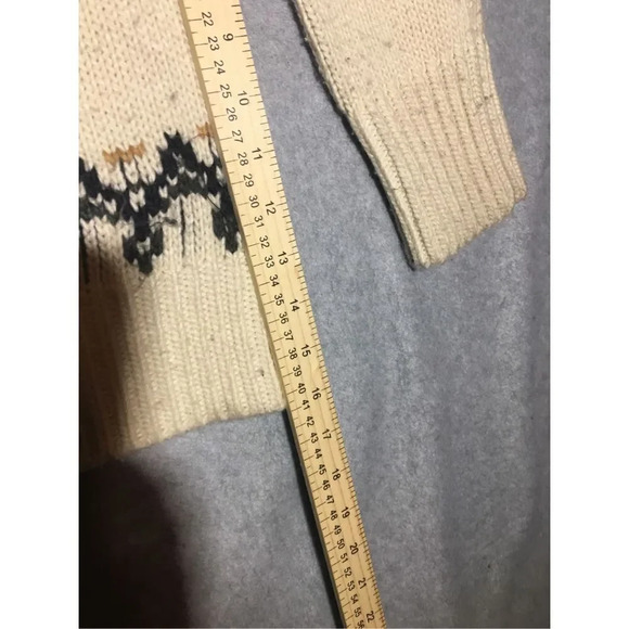 Womens BB Dakota by Steve Madden Sweater Knit Vintage Look Grandpa Grandma - Picture 5 of 6